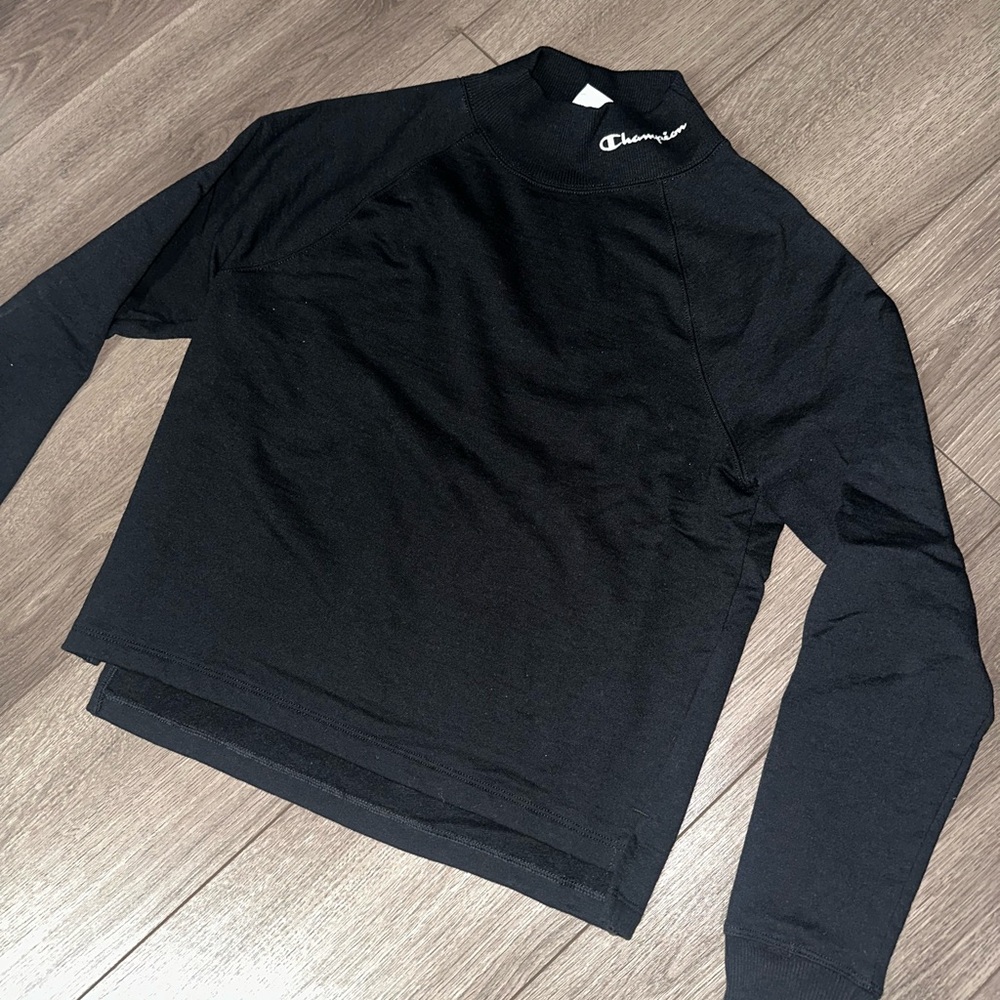 Champion Black Crewneck